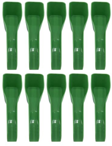 JWQFBC Juego de 5 Cucharas Dispensadoras de Comida para Pájaros (periquitos, Cacatúas Y Gansos): Accesorios Y de Limpieza Precisa, 10 Piezas