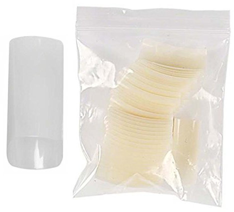 Sachet 50 tips Capsules Naturelles pour faux ongles - Taille 5