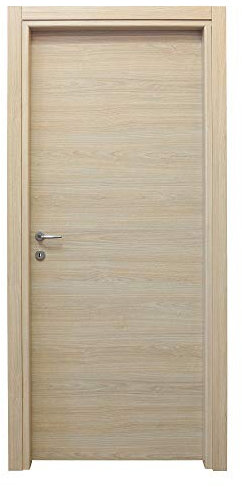 Salone Negozio Online Porta A BATTENTI da Interno MOD.MICROTEC Rovere Chiaro CM.210x70 Reversibile