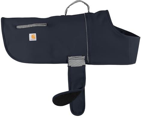 Carhartt Quick Duck Jac, Pet Dog Vest, Water Repellent Canvas, Dark Sapphire, Large