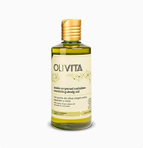 Aceite Corporal Nutritivo Olivita COSMOS - La Chinata - Hidratación Profunda con aove y Aceite de Coco - Cuidado Antioxidante para Piel Seca y Sensible - Absorción Rápida - 250ml