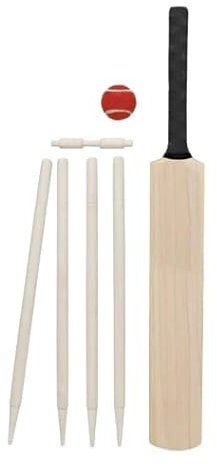 YSAMAX Size-5 Cricket Set, Strong And Robust Construction, Promotes Hand-Eye Coordination, Lightweight, Easy To Handle, Portable For Outdoor Adventures