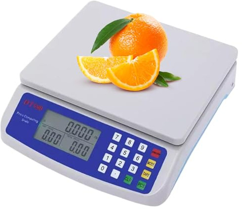 Bilancia da cucina digitale con retroilluminazione, bilancia di precisione con capacità massima di 66 libbre, conversione in KG e LBS per carne, verdure nei negozi, ristoranti