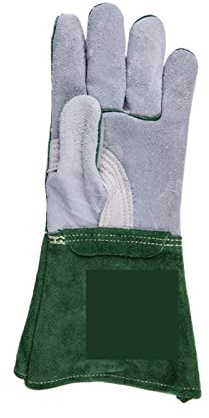 Guantes de soldador soldadura protección espesamiento resistente al desgaste del(XL)