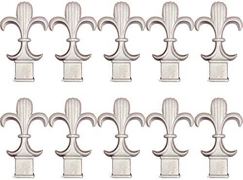 coperture per pali di recinzione, Puntale for recinzione ornamentale, punta di lancia pratica for cancello in ferro battuto da giardino