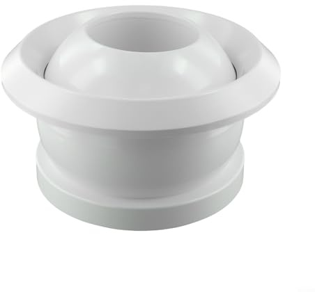 Bocchette di scarico rotonde in ABS con dimensioni di apertura regolabili per un migliore flusso d'aria e riduzione del rumore in ambienti interni (250)