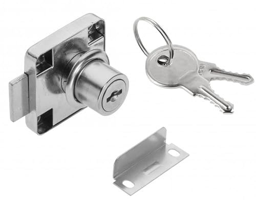 Mprofi MT® Cerraduras para Muebles-Cerradura de Armario-Cerradura para Muebles-Cerradura Atornillable-Cerradura para Armarios con llave-Cerradura de Cerrojo-Cerradura para Cajones