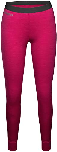 Schöffel Damen Merino Sport Pants Long W, temperaturregulierende Lange Unterhose, atmungsaktive Thermo Leggings in Wollqualität, Rasberry s, S