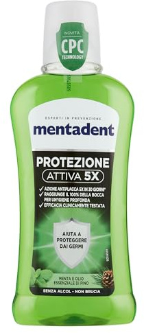 Mentadent Protezione Attiva 5X Collutorio Con Cpc Technology - 400 ml