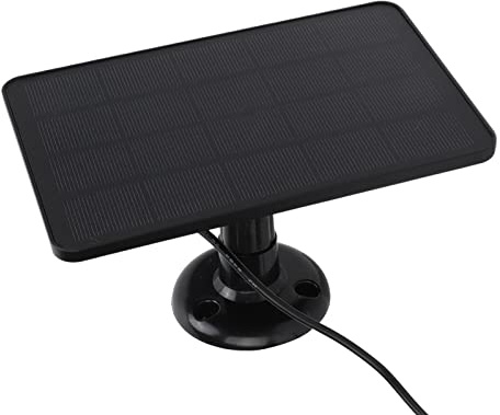 5V 4W Bärbar Solpanelsbatteriladdare, USB C Solpanelladdare för Solenergi/DIY Hem/trädgårdsljus/utomhus, Vattentät