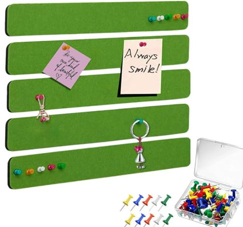 Eventerde Filztafeln für Wände,Filz-Pinnwand - Filzbrett mit Pinnnadel,4x Filz-Pinnwand, multifunktionale Pinnwand für Fotowand, Hintergrundwand