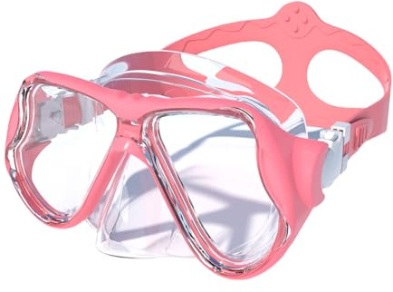 PLCPDM Occhialini da Nuoto per Donna Uomo Maschera Subacquea Resistente All'appannamento Nuoto Resistente all'Acqua Maschera Subacquea con Coprinaso Maschera Subacquea in Silicone per Adolescenti
