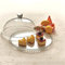 Patisserie campana in vetro set 2 Pezzi - 32 Cm