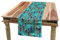 ABAKUHAUS Surfbrett Tischläufer, Aloha Hawaii Ozean, Esszimmer Küche Rechteckiger Dekorativer Tischläufer, 40 x 180 cm, Türkis