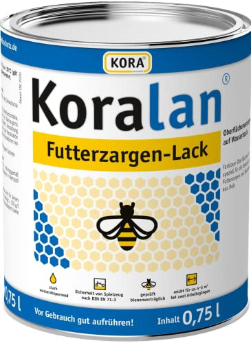 Koralan Futterzargen-Lack für Bienenbeuten, Imkereibedarf