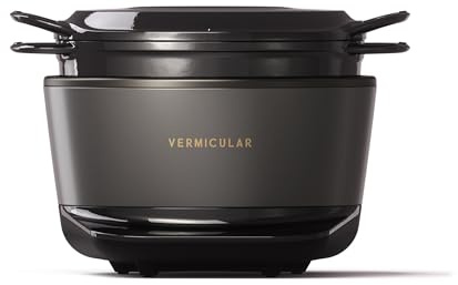 Vermicular Musui–Kamado (RICEPOT) | Cocina de inducción de hierro fundido | Multicocina de precisión | Arrocera japonesa | Olla de cocción lenta | Olla de hierro fundido esmaltado no tóxico | Carbón |