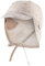 Sterntaler Schirmmütze Nacken Anker - Baby- und Kinder Mütze mit Nackenschutz, Ohrenklappen und Bindeband - Sonnenmütze mit Futter aus Batist (Bio) - Sommer Kopfbedeckung - beige, Größe 51