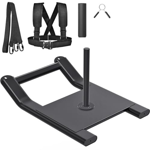 Kipika Slitta per pesi ispessita per allenamento della forza fitness, miglioramento della velocità ed esercizio atletico, compatibile con dischi da 2,5 cm e 5,1 cm