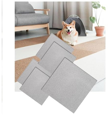 Självhäftande mattor, Mattor DIY Tvättade halkfria fyrkantiga golv Skydda mjuk matta 10