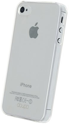 doupi Crystal AllClear Schutzhülle für iPhone 4 4S Case, Schutz Hülle Schale Cover Hard Case Glasklar Komplett Transparent