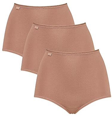 Sloggi Women's 24/7 Cotton Maxi C3p Boxer Briefs, Beige (Brush Sn), 50 UK