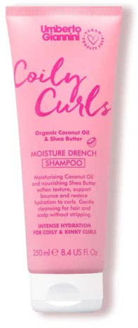 Umberto Giannini Coily Curls Moisture Shampoo Sulphate Free Vegan Grausamkeit frei