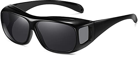 SHEEN KELLY Unisex Wear Fit Over Goggle Rx glasögon rektangulär passform över glasögon solglasögon med sidosköld körlins natthölje skydd skyddsglasögon rem
