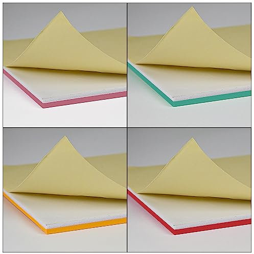 Terrassenpad, Terrassenpads aus Gummi Unterlagepads 4 Stück 8.26x5.77 mehrfarbige Gummipads mit Kleber für Lasergravur, Stempelherstellung, Kunsthandwerk