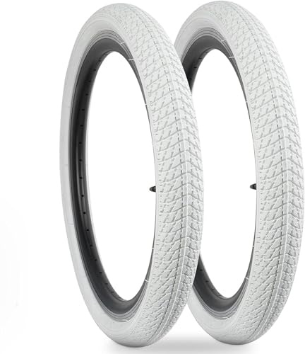ZUKKA ETRTO 47-406, pneumatici per bicicletta da 20 pollici, 20 x 1,75 cm, colore bianco