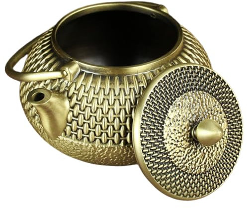 Luxshiny Tetera De Latón Hervidor De Agua Vintage Para Estufa Tetera Pequeña Calderas De Agua Antiguas Mini Tetera Decoración Fengshui Para Decoración De Diseño De Microescena De De