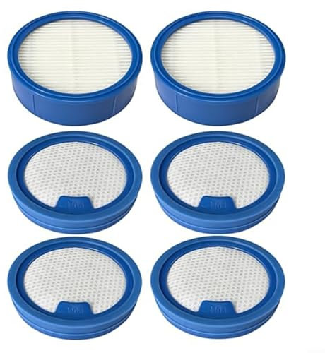 Ersatzfilter-Set für AEG Serie 7000 6000 Akku-Staubsauger, mit 2 Vorfiltern, 4-Feinstaubfiltern, 5-stufiges Filtersystem