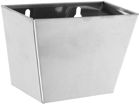 BESTYASH Colector de Tapas de Botellas de Cerveza Acero Inoxidable con Orificios de Drenaje, Montado en Pared, Resistente Intemperie, para Patios y Jardines, Recogedor de Tapas