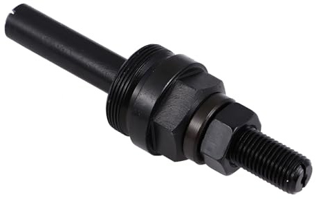 GLEAVI Butée de serrage filetée réglable 5C en acier, diamètre intérieur et filetage extérieur, kit de butées de pince pour tour, fraiseuse et CNC, accessoire usinage précis, noir