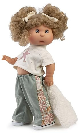 Iris Närbild Mode Docka med Vinylkropp, Lockigt Blont Hår, Modern Outfit, 38 cm