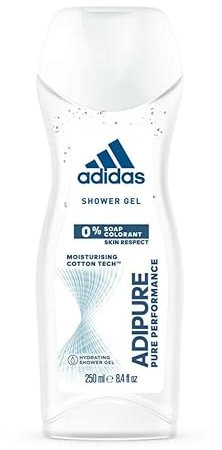 Adidas Adipure Pure Performance - Gel doccia da donna, confezione da 6 (6 x 250 ml)