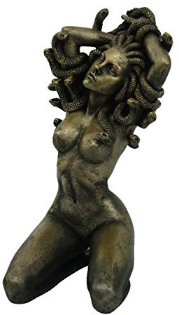 Pacific Giftware Medusa Gorgon with Snake Hair Classic Statue Figurine Home Decor