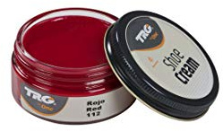 TRG Leather Cream Shoes For Bags, Nourishment and Care, Many Colors, 1.7 fl.Oz (112 - Red)