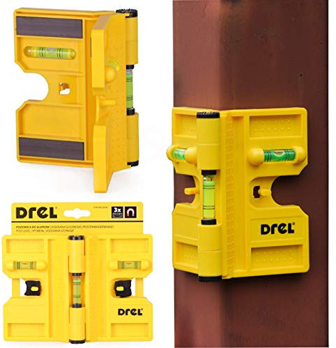 DREL WASSERWAAGE PFOSTENWASSERWAAGE BALKENWASSERWAAGE 130 x 180 mm PFOSTEN-WASSERWAAGE RICHTWAAGE PFOSTENWAAGE WINKELWASSERWAAGE WINKEL WAAGE FLÜGELWASSERWAAGE LIBELLE