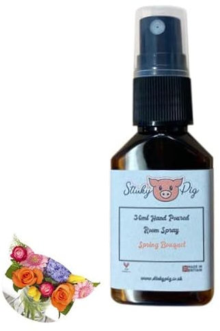 Espray pequeño hecho a mano altamente perfumado para habitación, ambientador de larga duración, fuerte fragancia, regalo de aire (ramo de primavera)