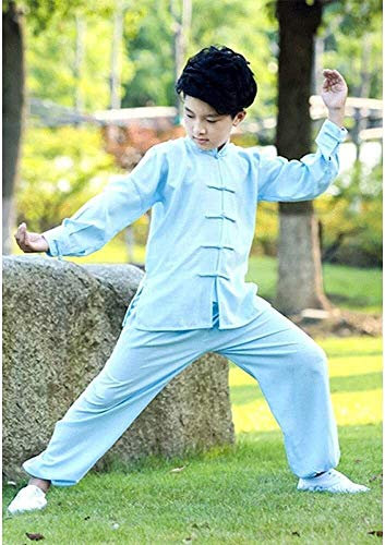 Vier-Jahreszeiten-Tai-Chi-Uniform-Set, Kampfsport-Anzug, Kinder-Tai-Chi-Kleidung, Übungskleidungsanzug, Herbst-Baumwolle und Leinen, Mädchen, Jungen, weiße Kung-Fu-Kinder, Zen-Meditation, Yoga-Anzug