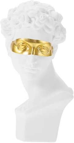 NUOBESTY Miniatur-büstenskulptur Aus Kunstharz Büstenstatue Für Zuhause Büro Gipshandwerk Dekorative Figur