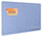 Große Pinnwand - 90 x 118 Zentimeter, dekorative Filz-Pinnwand für die Wand - faltbares Fotodisplay mit selbstklebendem Klebeband, inklusive 20 Pinnadeln - Lavendelblau