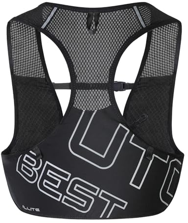 UTOBEST ALLITE Running Vest, Lightweight Reflective Running Backpack for Men & Women, Breathable Adjustable Phone Holder Vest for Marathon, Running, ML (only vest)