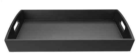 Olympia Bamboo Black Large Serving Tray - 510x350x70mm