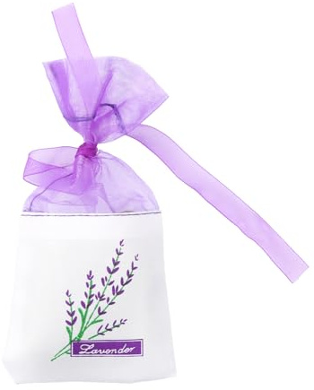 Tabanzhe Lavender Bags-20PCS Empty Bags with Ribbon Sachet Sacks Purple Gauze Storage Bag Organizer Container for Lavender Spice and Herbs