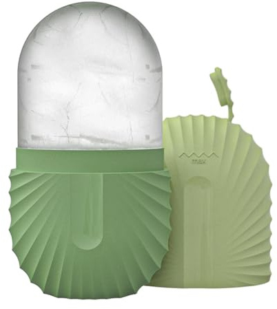 Ice Roller Facial - Rodillo Facial De Hielo Reutilizable - Molde De Hielo De Silicona - Efectivamente Aliviar La Hinchazón, Reducir Poros, Reafirmar Arrugas Y Hidratar Analgésicamente Herramienta