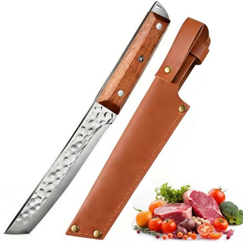 Chef's Knife - High Carbon Steel Japanese Knives,Sharp Kitchen Knive with Ergonomic Handle,Chopping Knife,Meat Knive,Cooking Knifes