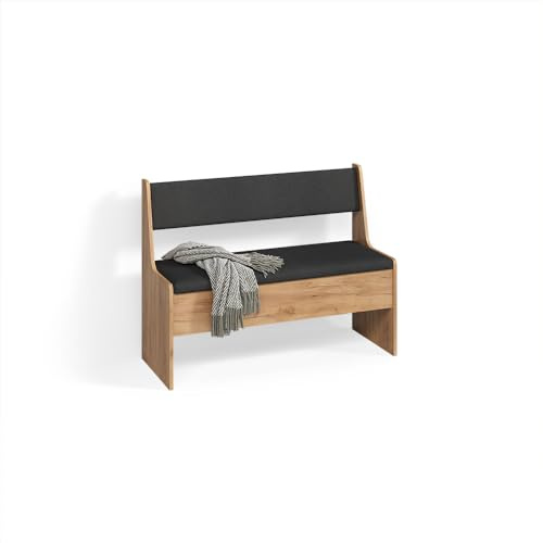 Livinity Panca ad angolo Tiberio, Rovere sabbia, 41.5 x 106.6 cm