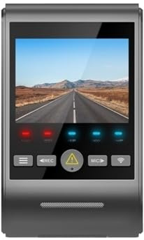 Universal bil framifrån kamera A229 för plus Car Dvr 2K HDR Videobandspelare 5GHZ WI-FI GPS Röststyrning för instrumentbräda kamera(3-Channel with HK4,None)