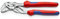 KNIPEX Zangenschlüssel Zange und Schraubenschlüssel in einem Werkzeug mit Mehrkomponenten-Hüllen verchromt 180 mm 86 05 180